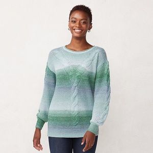 Lauren Conrad Knitted Cable Sweater